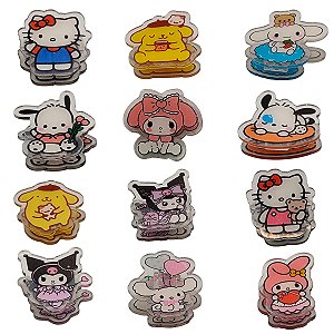 Prendedor Marcador De Página Desenho Animado Kit 12 Clips