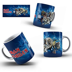 Caneca Iron Maiden Personaliza Nome