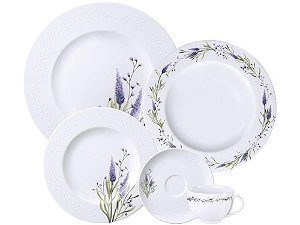 Aparelho de Jantar Tramontina de Porcelana Lavanda 20 pçs