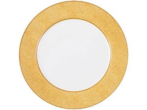 Sousplat Amarelo Linho cerâmica