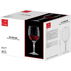 JOGO 6 TAÇAS VINHO BORMIOLI ROCCO FLORIAN