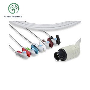 Cabo de ECG 5 Vias Compatível Com Monitor Dixtal 2023
