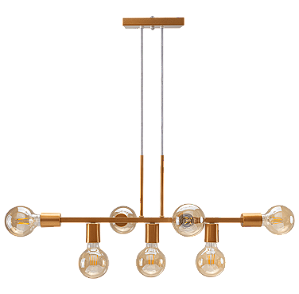 Luminária de teto Pendente Rubis para 7 Lâmpadas 68cm moderno industrial