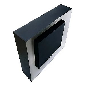 Luminária de Teto Plafon de Sobrepor com Luz Indireta 40x40