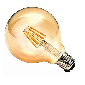 Lâmpada Vintage Globo G95 LED Filamento