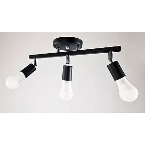 KIT 2 Trilhos Spot Koppla 3 Lâmpadas - BRANCO