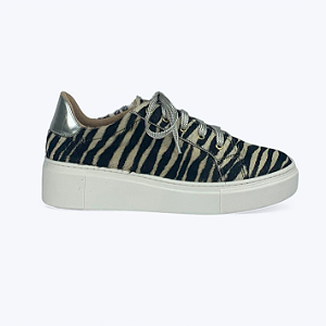 Tênis Animal Print Pelo Zebra Confort