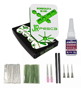 Molde Anteninha e Manhoso JrPesca - Kit Completo Molde/Agulhas/Cola/Linhas