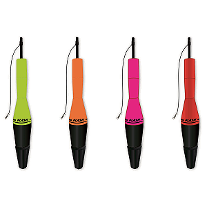 Kit C/ 2 Boias Torpedo Ecológica Flash Rolha Balão 82g - JrPesca