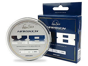 Linha Multifilamento Hariken X8 PE by Fábio Baca - 200mt - Verde Musgo - Daisen