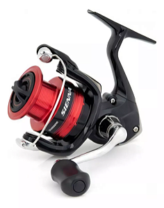 Molinete Sienna FG 2500HG - Drag 4kg - Peso 250g - 4 Rol. - Vel. 6.2:1 - Shimano