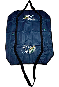 Tapete p/ Pesca Nylon Antiderrapante - Azul Escuro c/ Laterais Azul Escuro - 100x90cm - MultiPesca Brasil