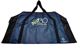 Tapete p/ Pesca Nylon Antiderrapante Azul Escuro c/ Laterais Preta - 100x90cm - MultiPesca Brasil