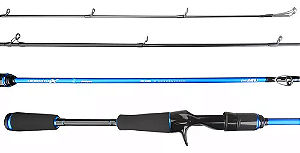 Vara p/ Carretilha Hariken HXC-5101MH - 10~20lbs - 5'10" (1,78m) - Inteiriça - Daisen