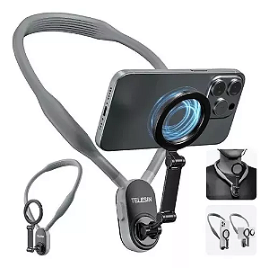 Alça de Pescoço Suporte Magnético p/ Celular MNM-001 - Telesin