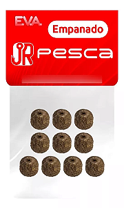 EVA Boleado Tipo Ração - 10mm - Pacote 10pçs - Jrpesca