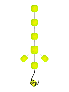 Manhoso Chifrão EVA Ração 10mm  - JRPesca