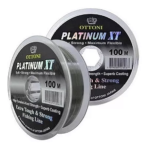 Linha Monofilamento Platinum XT 100m - Ottoni