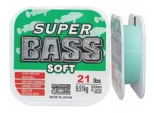 Linha Monofilamento Super Bass 250m Verde - Marine Sports