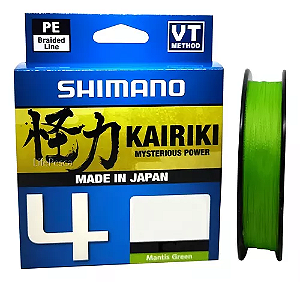Linha Multifilamento Kairiki 4x Verde 300m - Shimano