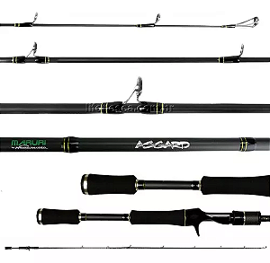 Vara p/ Carretilha Asgard by Nakamura 12-25lbs C661XHF (1,98m) Inteira - Maruri