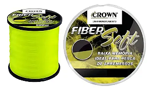 Linha Monofilamento Fiber Soft 500m - Crown