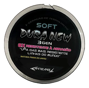 Linha Monofilamento Dura New 300m Preta - Artemis