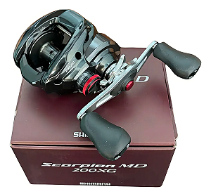 Carretilha Scorpion MD 200/201XG Drag 5,5kg Rec. 8.5:1 - Shimano