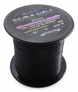 Linha Monofilamento Dura New 500m Preta - Artemis