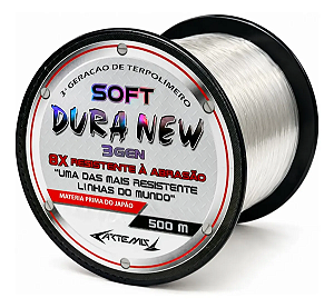 Linha Monofilamento Dura New 500m Transparente - Artemis