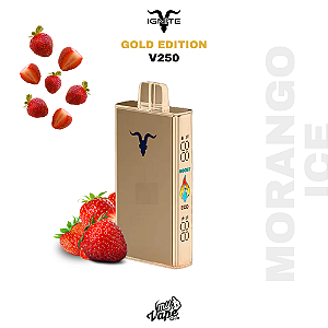 IGNITE V250 - GOLD ROSE EDITION - MORANGO ICE