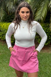 Short Saia Rosa