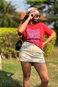 T - Shirt Shell Vermelho