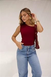 Blusa Alanis Bordo