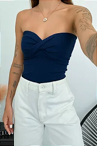 Blusa Isla Azul Marinho