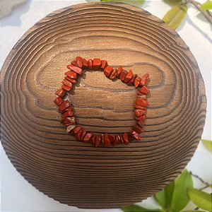 Pulseira de Jaspe Vermelho - Aterramento, Coragem e Sexualidade