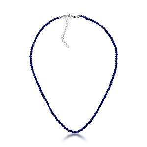 Choker Esferas Lápis Lazúli Prata 925 - Comunicação e Propósito