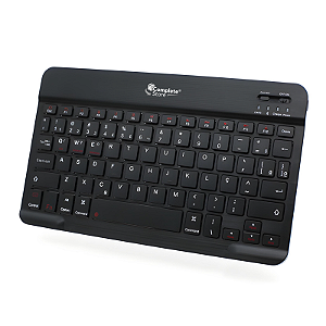 Teclado Sem Fio Bluetooth Mini Preto, Compacto, Portátil e Compatível com Diversos Dispositivos - CompleteStore®