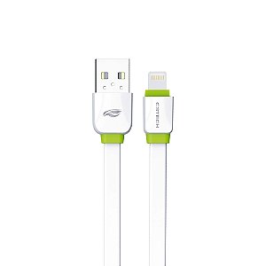 Cabo USB para Lightning 1m Branco, Alta Velocidade de Transferência e Carregamento Rápido - CompleteStore®
