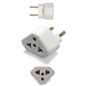 Adaptador De Tomada Plugue Para 10a 20a Até 250v Bivolt - CompleteStore®