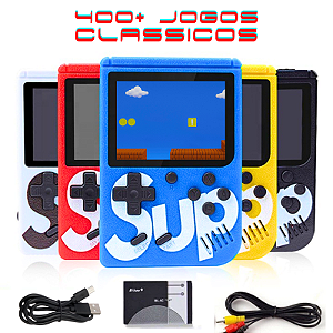 Mini Game Portátil Sup Game Box Plus 400 Jogos Na Memoria Original