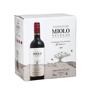 Vinho Miolo Seleção Cabernet / Merlot Bag In Box 3 L