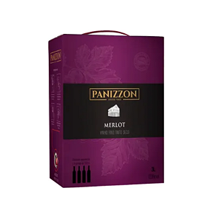 Vinho Panizzon Merlot Bag in Box 3 L