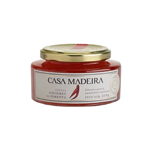 Geleia Gourmet Pimenta Casa Madeira 220 g