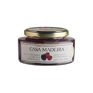 Geleia de Frutas Vermelhas Casa Madeira 240 g