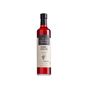 Vinagre de Vinho Tinto Fino Gourmet Merlot Casa Madeira 500 ml