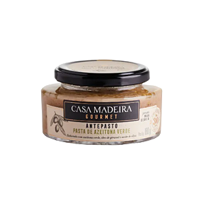 Antepasto de Pasta de Azeitona Verde Casa Madeira 180 g