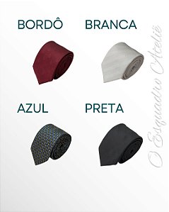 Gravata Jacquard Esquadro e Compasso