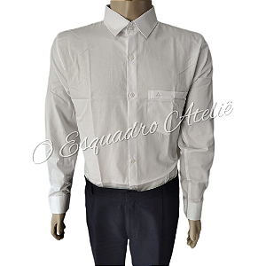 Camisa Confort Manga Longa 100% algodão