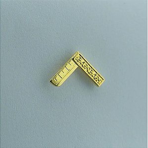 Pin Mini Joia Venerável Dourado